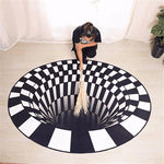 ILUSION RUG.Tapete Ilusão de Vórtice 3D